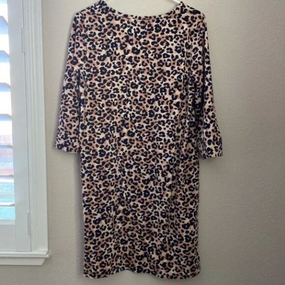 Soma Leopard Print Animal Print Dress Women's Size Medium - Picture 4 of 5